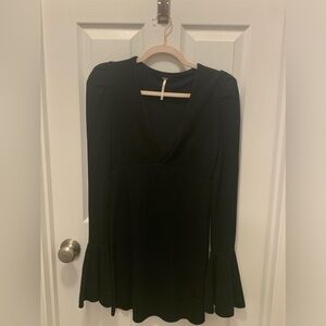 FREE PEOPLE BLACK DRESS SIZE XS